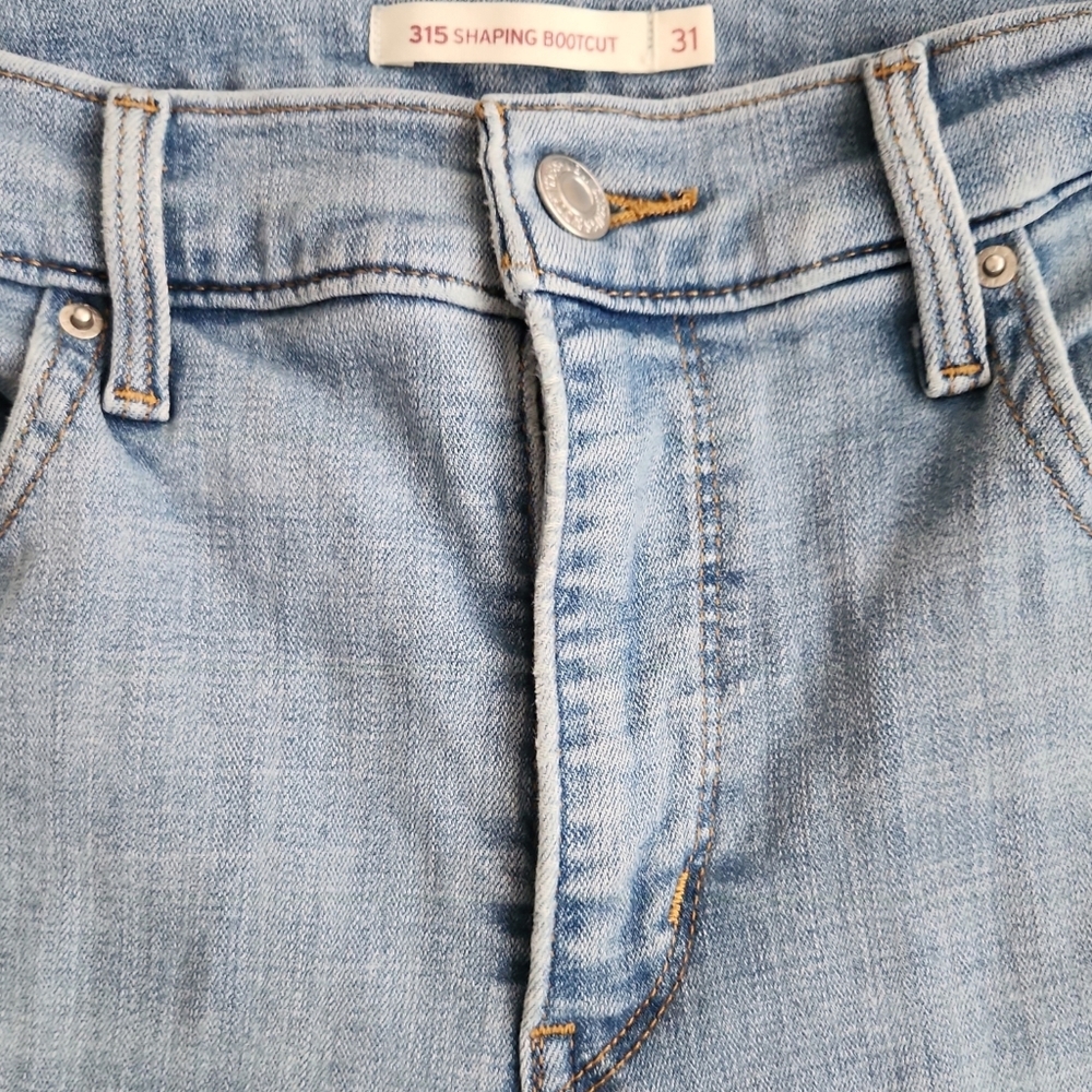 Levi's 315 Shaping Bootcut Jeans Size 31 - Picture 7 of 9